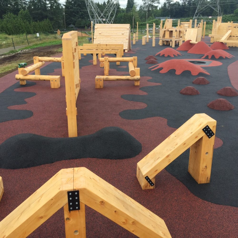 Recycled Rubber Athletic Surfacing