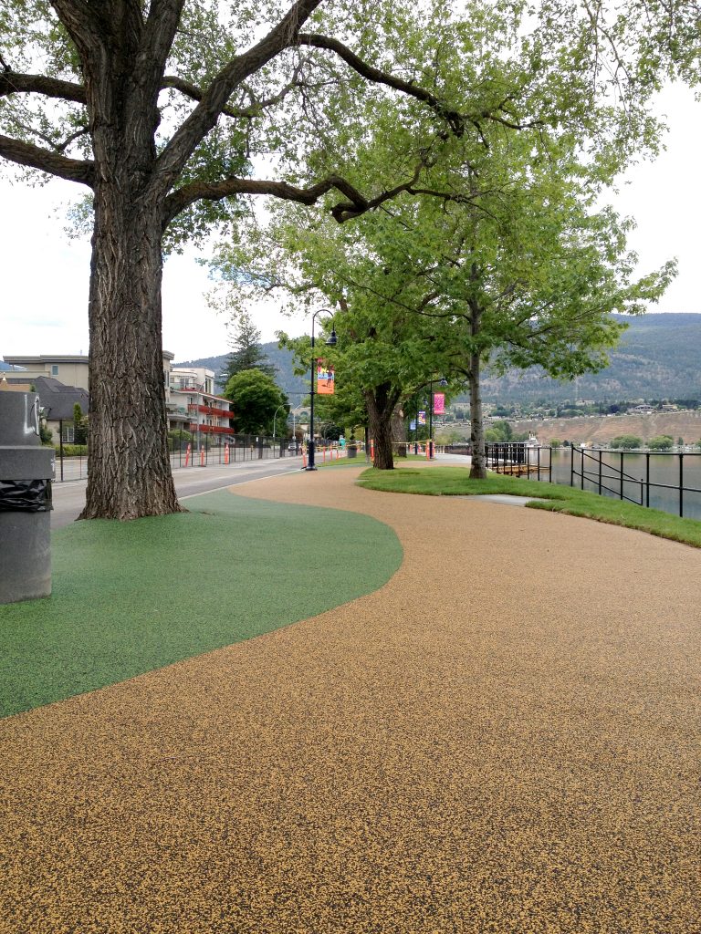 rubber pathway